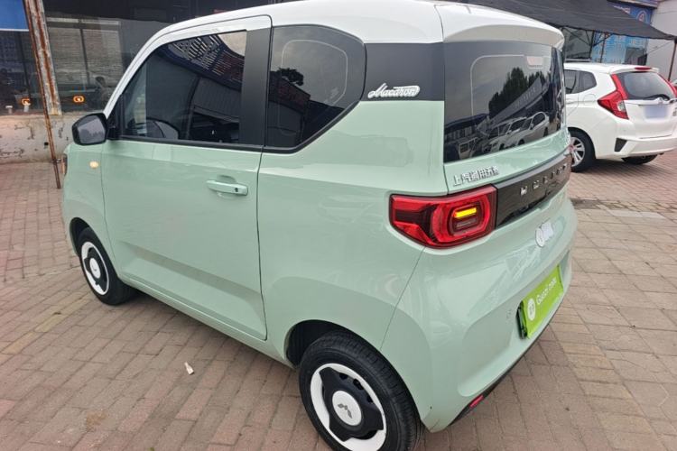 Used Wuling Hongguang MINIEV 2021 Macaron Fashion Model Lithium Iron Phosphate Rear Left 45 Deg