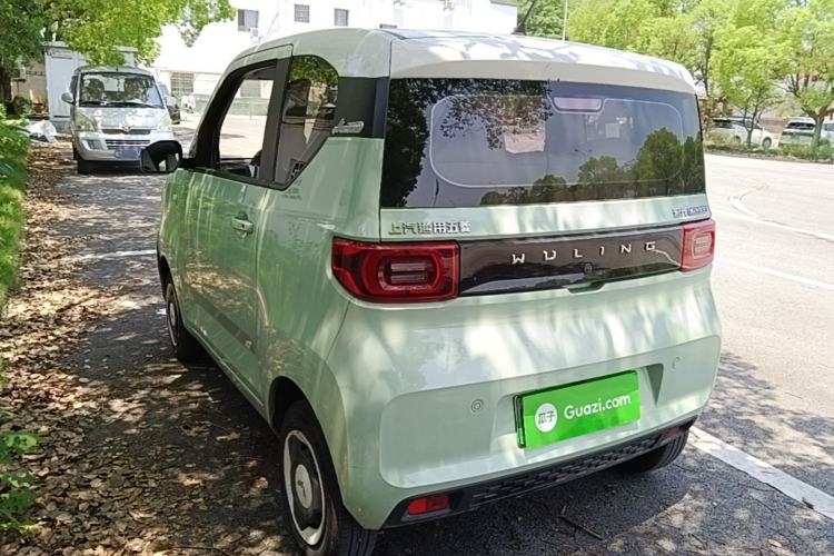 Used Wuling Hongguang MINIEV 2021 Macaron Fashion Model Lithium Iron Phosphate Rear Left 45 Deg