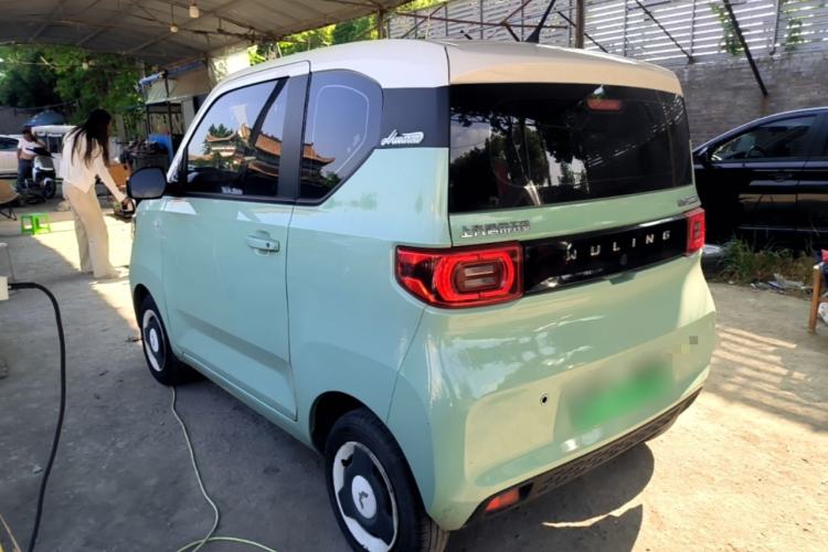 Used Wuling Hongguang MINIEV 2021 Macaron Fashion Edition Lithium-Ion Battery Rear Left 45 Deg
