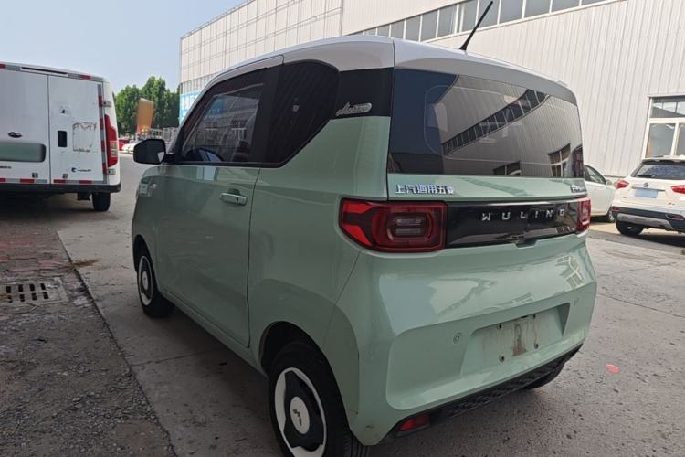 Used Wuling Hongguang MINIEV 2021 Macaron Fashion Model Lithium Iron Phosphate Rear Left 45 Deg