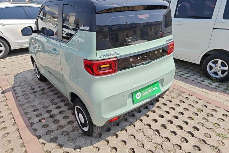 Used Wuling Hongguang MINIEV 2021 Macaron Fashion Model Lithium Iron Phosphate Rear Left 45 Deg