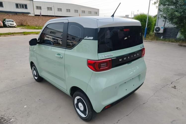 Used Wuling Hongguang MINIEV 2021 Macaron Premium Model – Lithium Iron Phosphate Rear Left 45 Deg