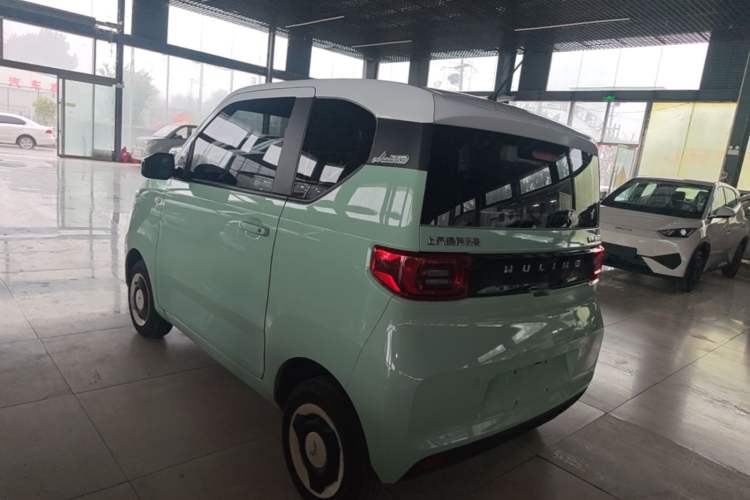 Used Wuling Hongguang MINIEV 2021 Macaron Sandwich Model 120 km Lithium Iron Phosphate Rear Left 45 Deg