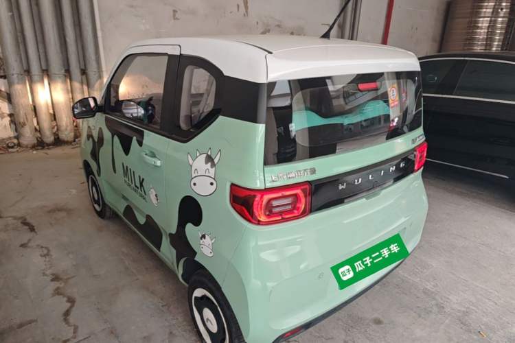 Used Wuling Hongguang MINIEV 2021 Macaron Premium Model – Lithium Iron Phosphate Rear Left 45 Deg