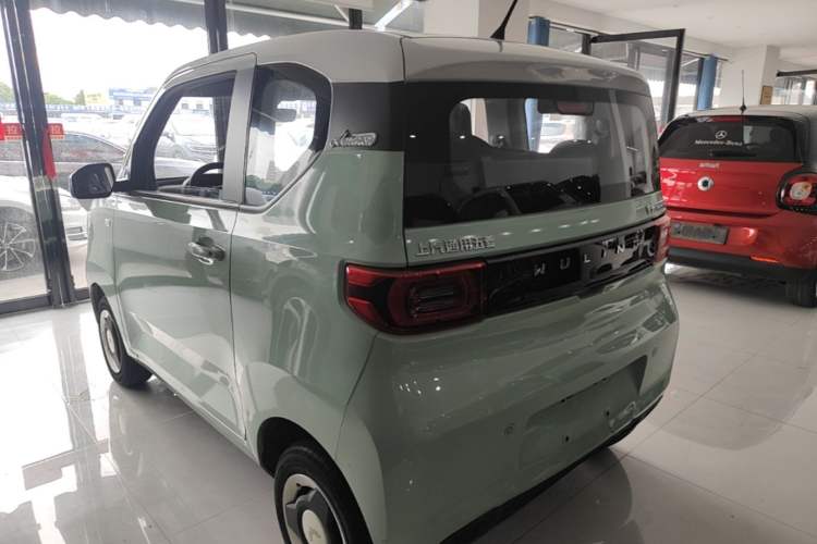 Used Wuling Hongguang MINIEV 2021 Macaron Fashion Edition Lithium-Ion Battery Rear Left 45 Deg