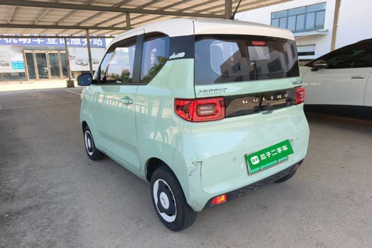 Used Wuling Hongguang MINIEV 2021 Macaron Premium Model – Lithium-NMC Rear Left 45 Deg