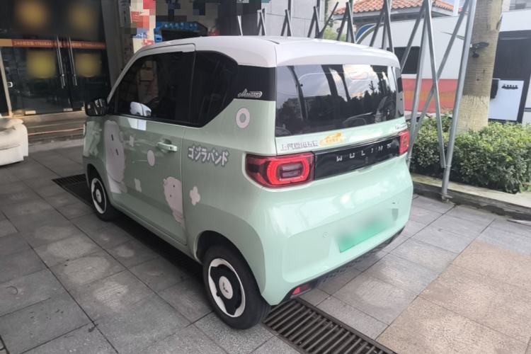 Used Wuling Hongguang MINIEV 2021 Macaron Premium Model – Lithium Iron Phosphate Rear Left 45 Deg