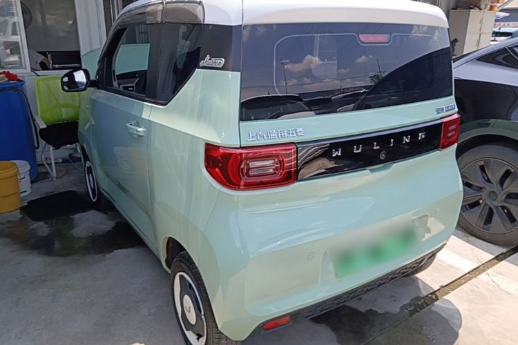 Used Wuling Hongguang MINIEV 2021 Macaron Premium Model – Lithium-NMC Rear Left 45 Deg