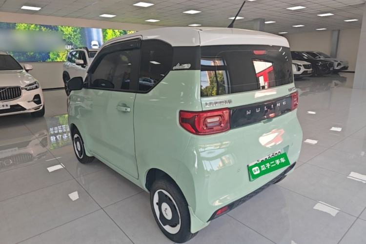 Used Wuling Hongguang MINIEV 2021 Macaron Fashion Model Lithium Iron Phosphate Rear Left 45 Deg