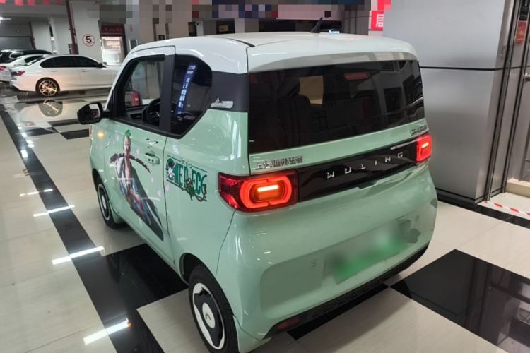 Used Wuling Hongguang MINIEV 2021 Macaron Premium Model – Lithium Iron Phosphate Rear Left 45 Deg