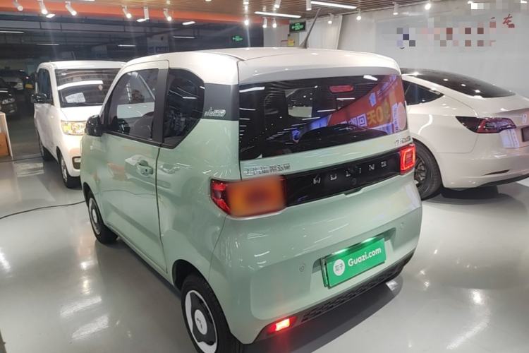 Used Wuling Hongguang MINIEV 2021 Macaron Premium Model – Lithium-NMC Rear Left 45 Deg