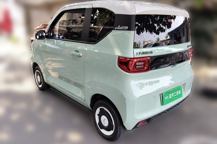 Used Wuling Hongguang MINIEV 2021 Macaron Fashion Model Lithium Iron Phosphate Rear Left 45 Deg
