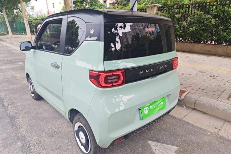 Used Wuling Hongguang MINIEV 2021 Macaron Premium Model – Lithium-NMC Rear Left 45 Deg