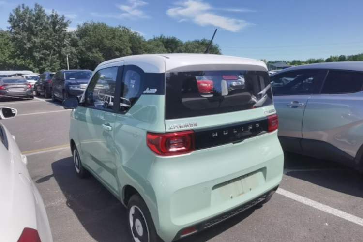 Used Wuling Hongguang MINIEV 2021 Macaron Premium Model – Lithium Iron Phosphate Rear Left 45 Deg