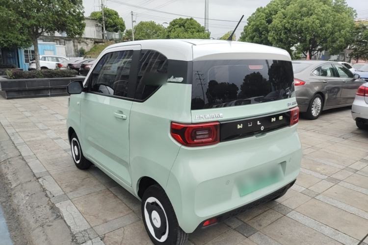 Used Wuling Hongguang MINIEV 2021 Macaron Sandwich Model 120 km Lithium NMC Rear Left 45 Deg