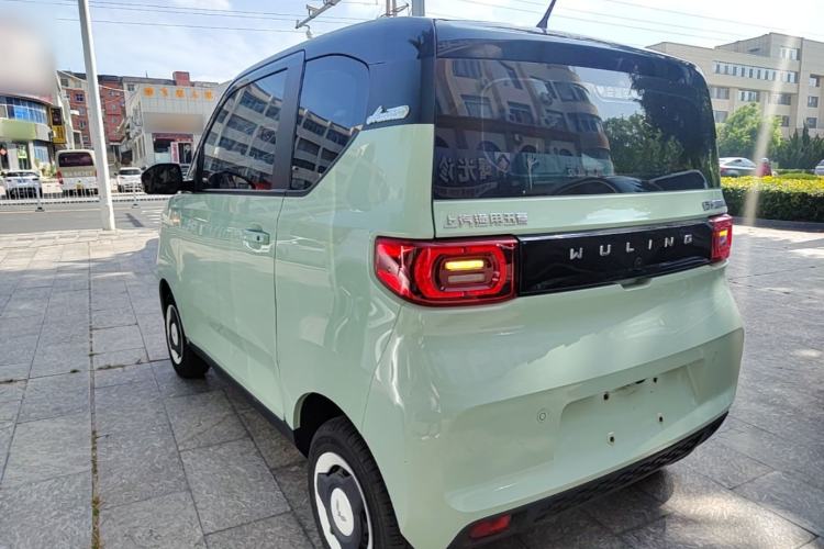 Used Wuling Hongguang MINIEV 2021 Macaron Fashion Model Lithium Iron Phosphate Rear Left 45 Deg