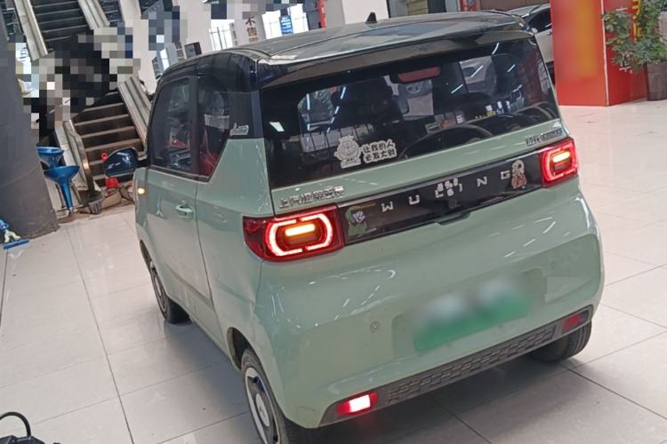 Used Wuling Hongguang MINIEV 2021 Macaron Fashion Model Lithium Iron Phosphate Rear Left 45 Deg