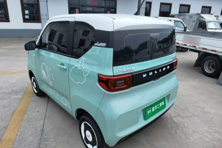 Used Wuling Hongguang MINIEV 2021 Macaron Premium Model – Lithium Iron Phosphate Rear Left 45 Deg