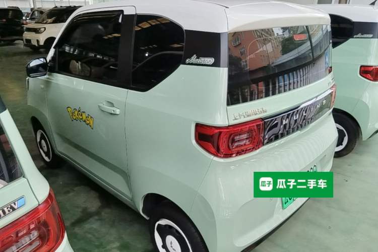 Used Wuling Hongguang MINIEV 2021 Macaron Premium Model – Lithium Iron Phosphate Rear Left 45 Deg