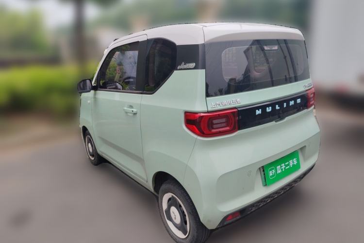 Used Wuling Hongguang MINIEV 2021 Macaron Fashion Model Lithium Iron Phosphate Rear Left 45 Deg