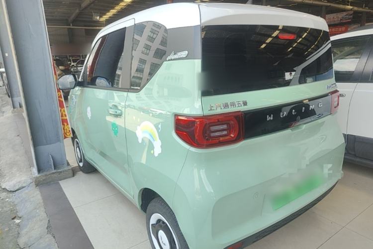 Used Wuling Hongguang MINIEV 2021 Macaron Fashion Edition Lithium-Ion Battery Rear Left 45 Deg