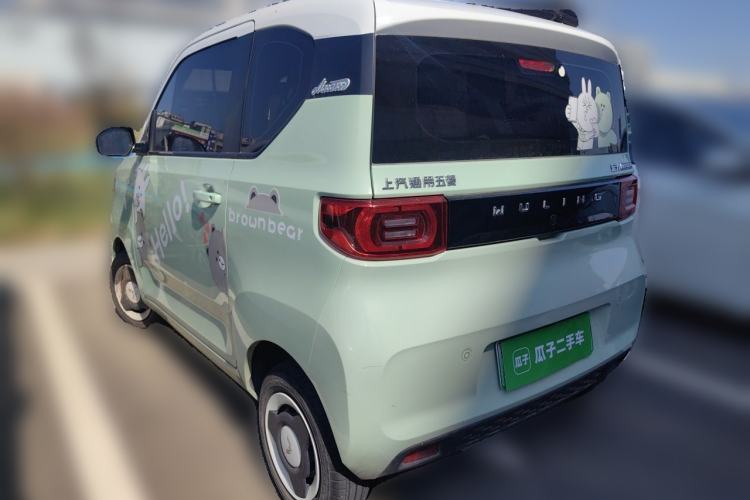 Used Wuling Hongguang MINIEV 2021 Macaron Fashion Edition Lithium-Ion Battery Rear Left 45 Deg