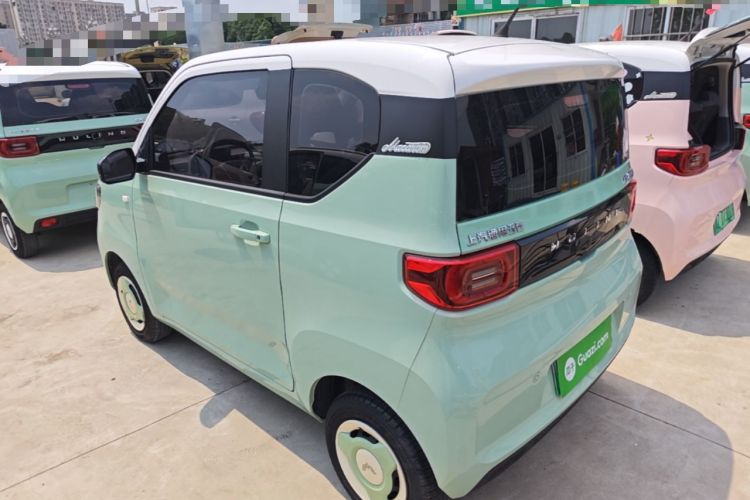 Used Wuling Hongguang MINIEV 2021 Macaron Fashion Model Lithium Iron Phosphate Rear Left 45 Deg