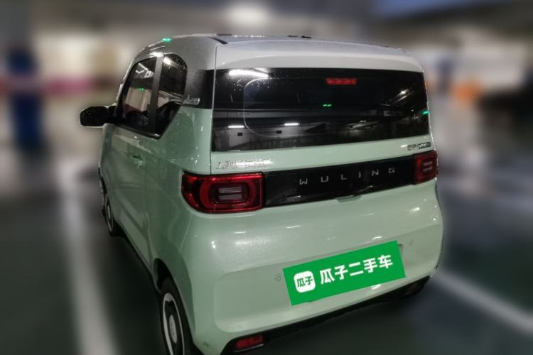 Used Wuling Hongguang MINIEV 2021 Macaron Fashion Model Lithium Iron Phosphate Rear Left 45 Deg