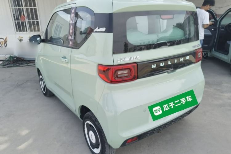 Used Wuling Hongguang MINIEV 2021 Macaron Fashion Model Lithium Iron Phosphate Rear Left 45 Deg