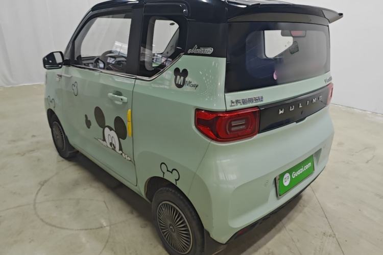 Used Wuling Hongguang MINIEV 2021 Macaron Fashion Model Lithium Iron Phosphate Rear Left 45 Deg