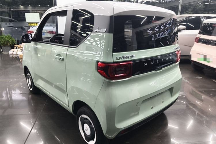 Used Wuling Hongguang MINIEV 2021 Macaron Fashion Model Lithium Iron Phosphate Rear Left 45 Deg