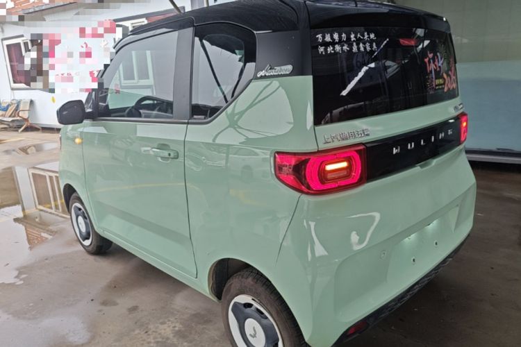 Used Wuling Hongguang MINIEV 2021 Macaron Fashion Model Lithium Iron Phosphate Rear Left 45 Deg