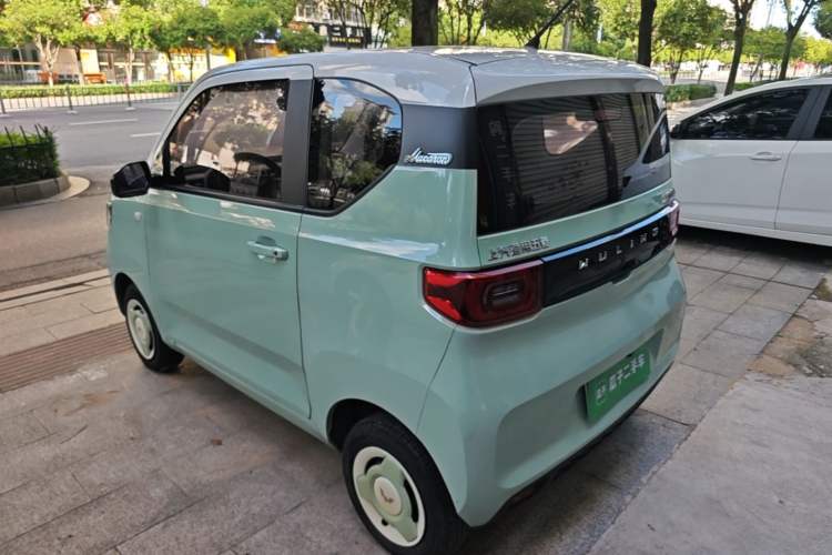 Used Wuling Hongguang MINIEV 2021 Macaron Fashion Model Lithium Iron Phosphate Rear Left 45 Deg