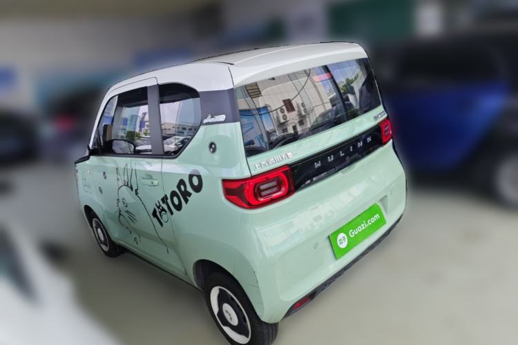 Used Wuling Hongguang MINIEV 2021 Macaron Fashion Model Lithium Iron Phosphate Rear Left 45 Deg