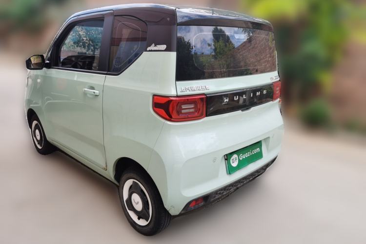 Used Wuling Hongguang MINIEV 2021 Macaron Fashion Model Lithium Iron Phosphate Rear Left 45 Deg