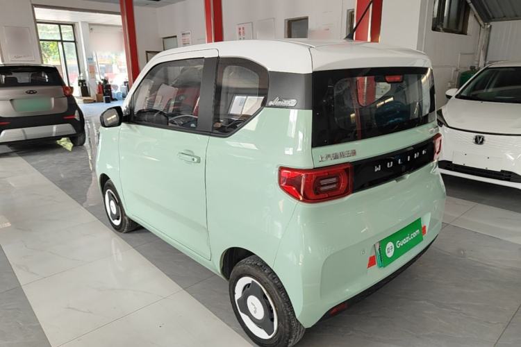 Used Wuling Hongguang MINIEV 2021 Macaron Fashion Model Lithium Iron Phosphate Rear Left 45 Deg