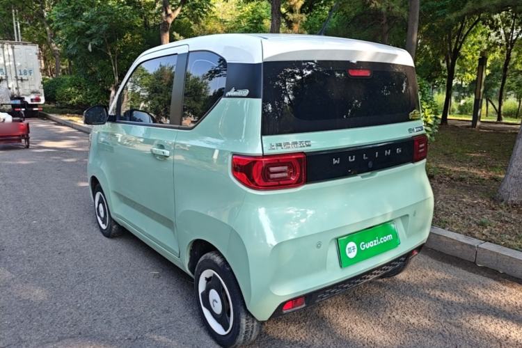 Used Wuling Hongguang MINIEV 2021 Macaron Fashion Model Lithium Iron Phosphate Rear Left 45 Deg