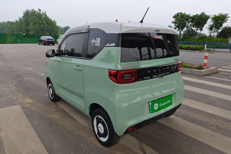 Used Wuling Hongguang MINIEV 2021 Macaron Fashion Model Lithium Iron Phosphate Rear Left 45 Deg