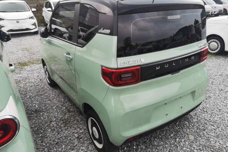 Used Wuling Hongguang MINIEV 2021 Macaron Premium Model – Lithium Iron Phosphate Rear Left 45 Deg
