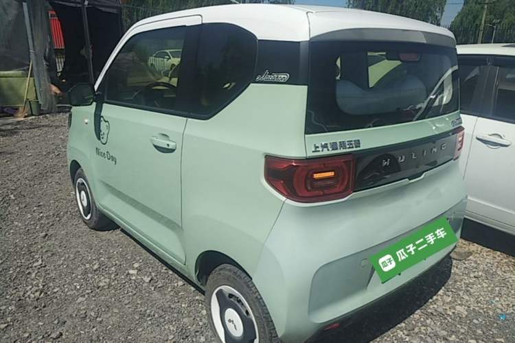 Used Wuling Hongguang MINIEV 2021 Macaron Premium Model – Lithium Iron Phosphate Rear Left 45 Deg