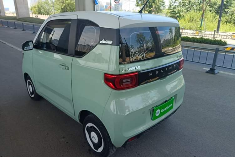 Used Wuling Hongguang MINIEV 2021 Macaron Premium Model – Lithium-NMC Rear Left 45 Deg