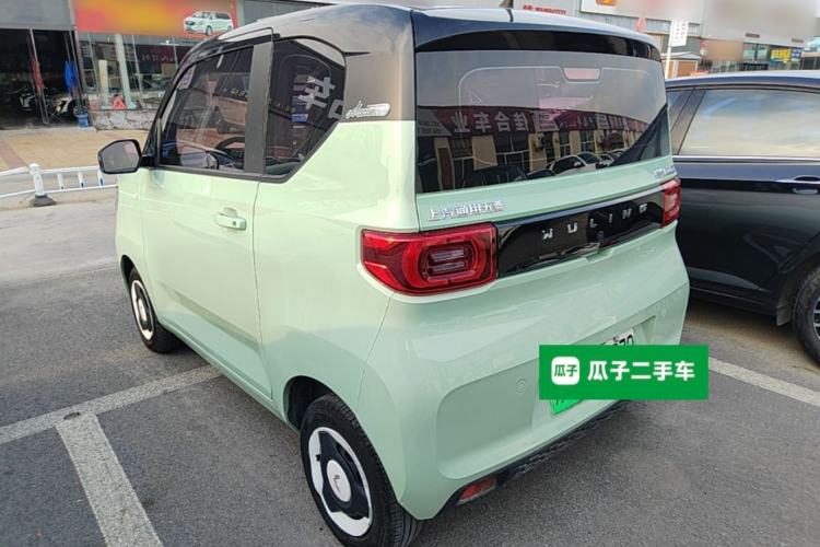 Used Wuling Hongguang MINIEV 2021 Macaron Fashion Model Lithium Iron Phosphate Rear Left 45 Deg