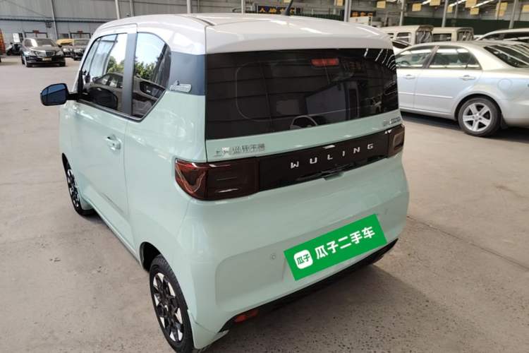 Used Wuling Hongguang MINIEV 2021 Macaron Premium Model – Lithium Iron Phosphate Rear Left 45 Deg