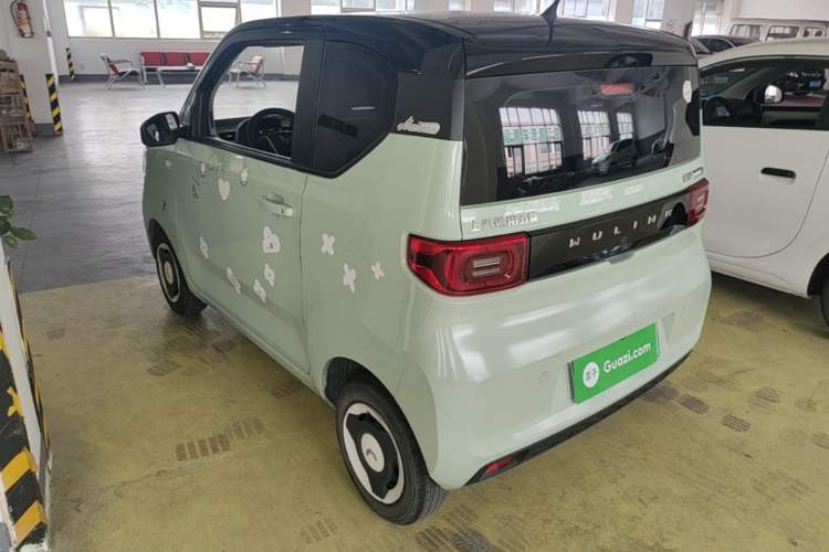 Used Wuling Hongguang MINIEV 2021 Macaron Premium Model – Lithium-NMC Rear Left 45 Deg