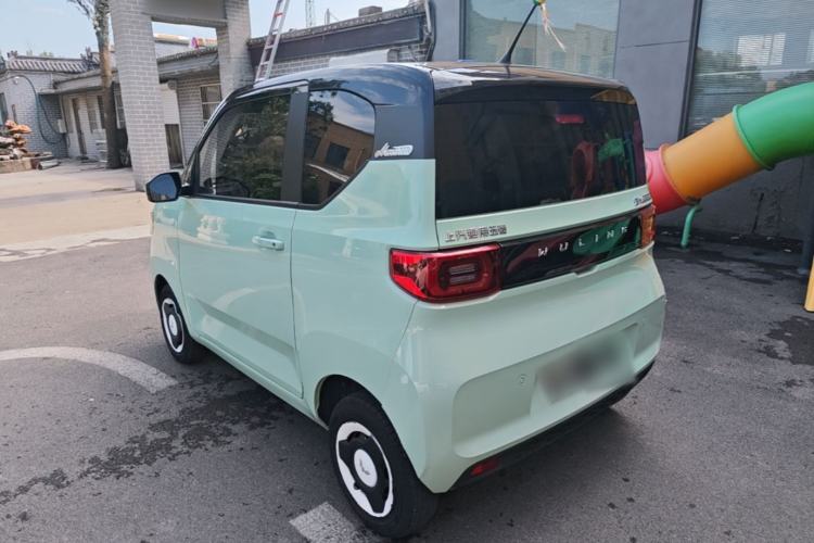 Used Wuling Hongguang MINIEV 2021 Macaron Fashion Model Lithium Iron Phosphate Rear Left 45 Deg