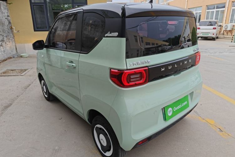 Used Wuling Hongguang MINIEV 2021 Macaron Fashion Model Lithium Iron Phosphate Rear Left 45 Deg
