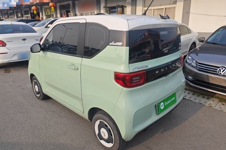 Used Wuling Hongguang MINIEV 2021 Macaron Sandwich Model 170 km Lithium Iron Phosphate Rear Left 45 Deg