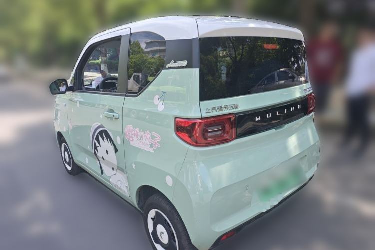 Used Wuling Hongguang MINIEV 2021 Macaron Premium Model – Lithium Iron Phosphate Rear Left 45 Deg