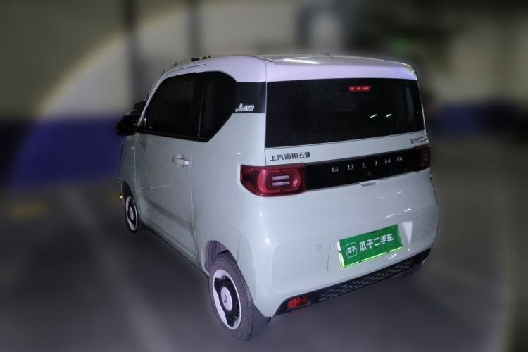 Used Wuling Hongguang MINIEV 2021 Macaron Fashion Model Lithium Iron Phosphate Rear Left 45 Deg