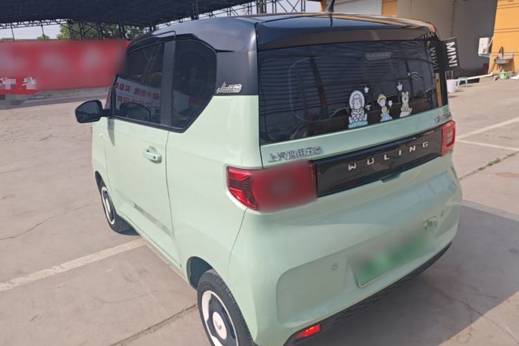 Used Wuling Hongguang MINIEV 2021 Macaron Fashion Model Lithium Iron Phosphate Rear Left 45 Deg